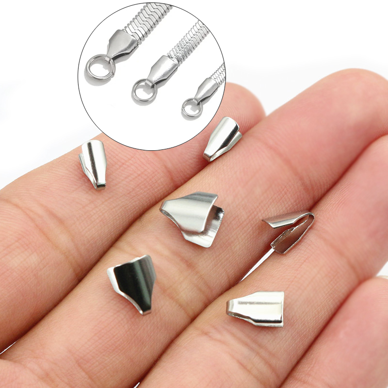 Jewelry Making Pieces - 100 peças de aço inoxidável 2-7mm,
