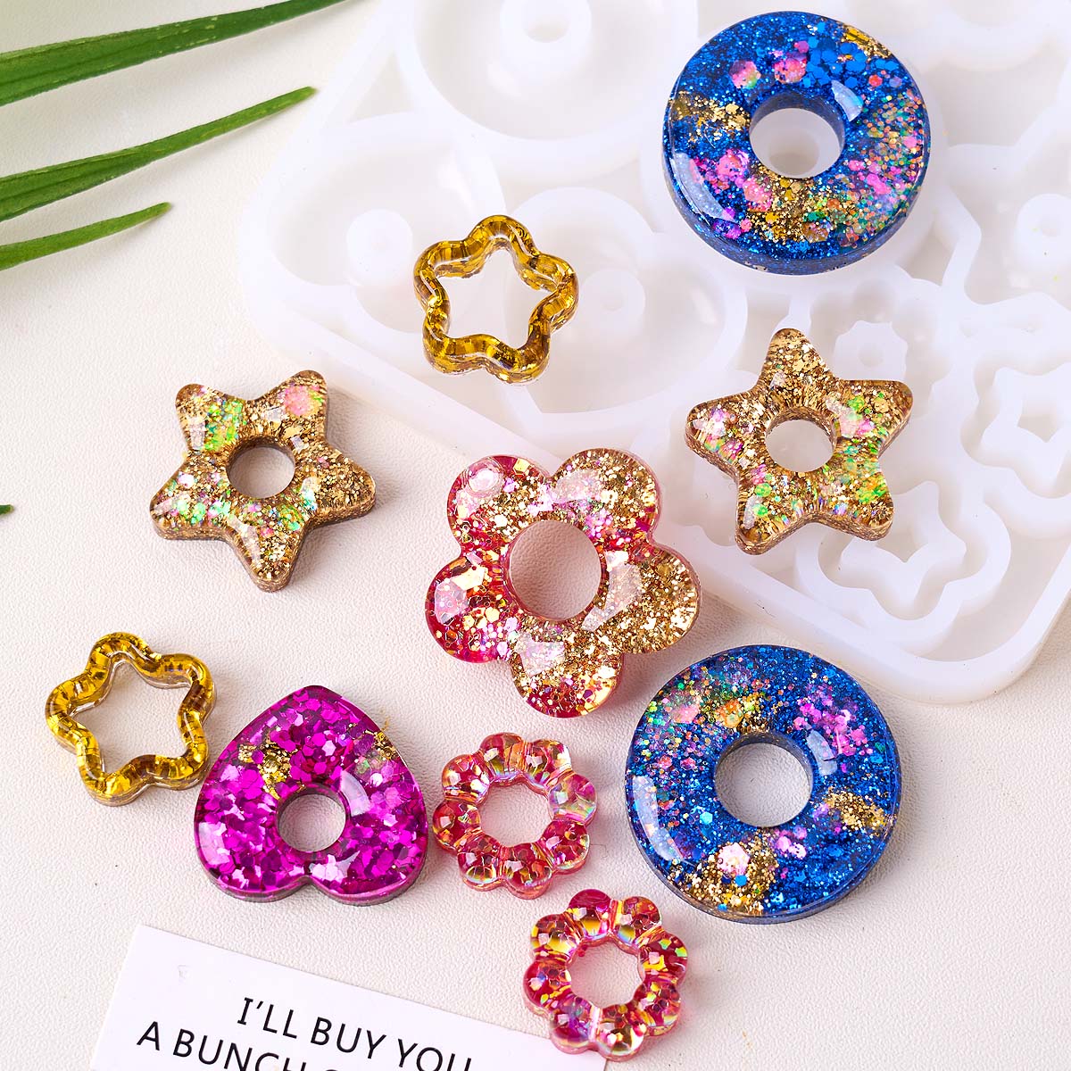 Jewelry Making Mold - Molde de silicone multifuncional para joias,