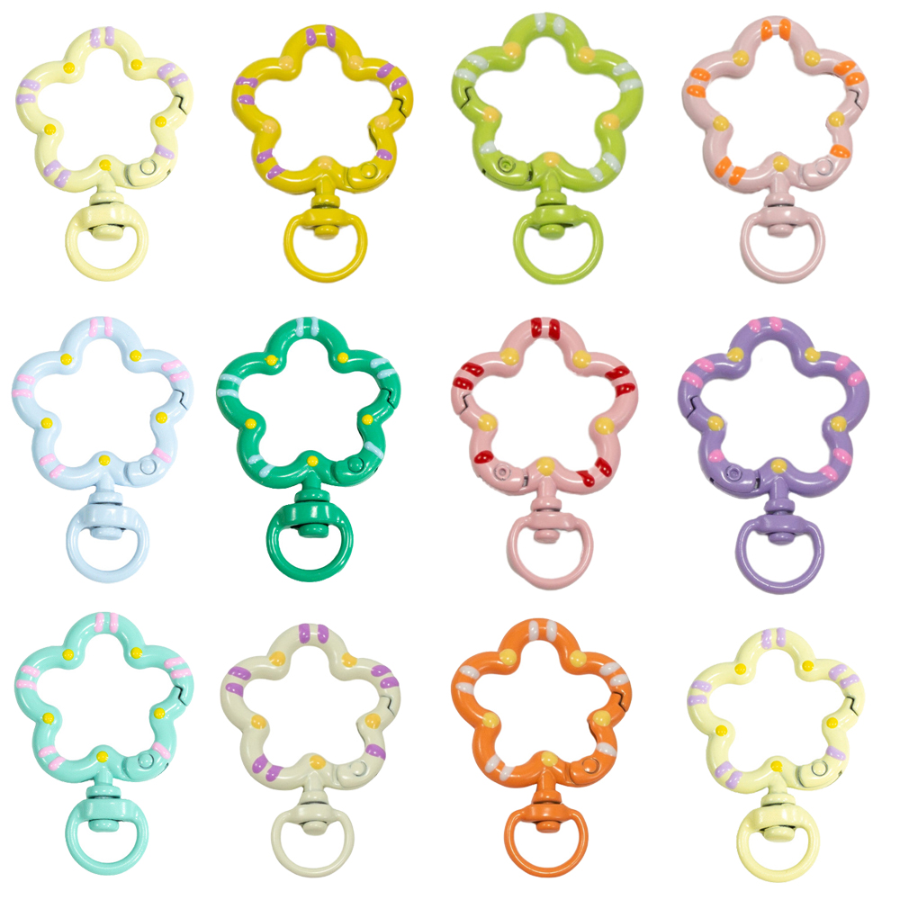 Jewelry Making Designs - 5 pçs flor metal lagosta garra