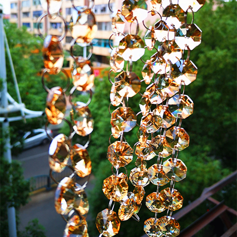 Crystal Bead Mix - Qualidade superior 5 m/lote champanhe cristal