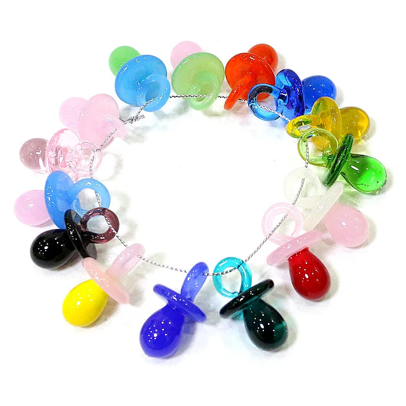 Jewelry Making 3 Year Old - Charmoso de chupeta de vidro em