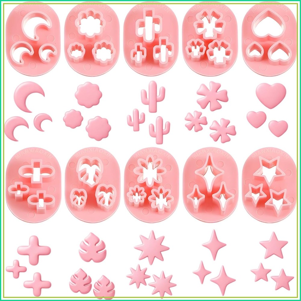 Jewelry Making Mold - 10 Cortadores de Argila Polimérica, Moldes