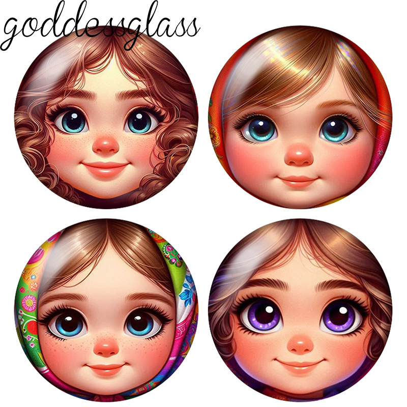 Jewelry Making 3 Year Old - Cabochão de vidro redondo com foto