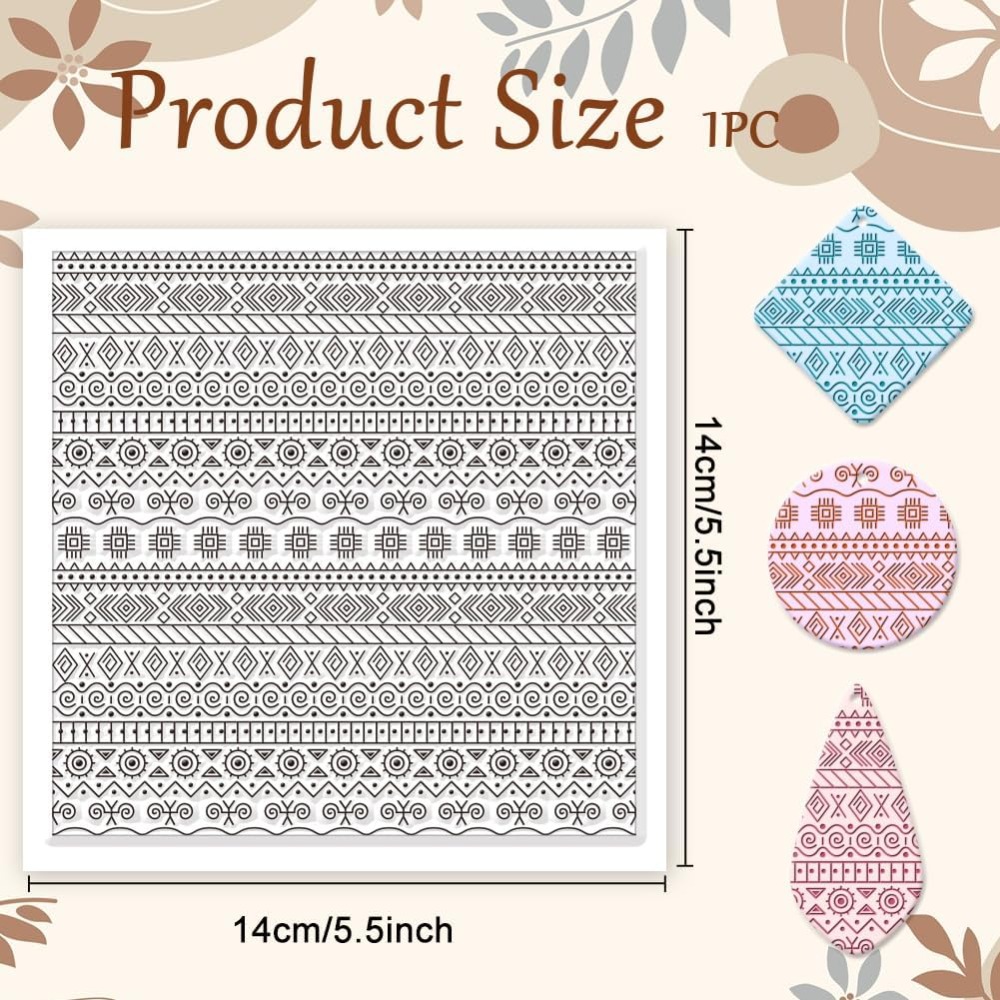 Textile geométrico silicone te - Jewelry Making Mold avaliação e preço