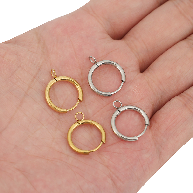10 pçs pvd nunca desbota brinc - Jewelry Making Designs avaliação e preço