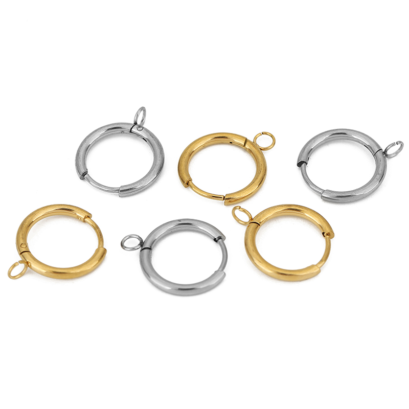 10 pçs pvd nunca desbota brinc - Jewelry Making Designs avaliação e preço