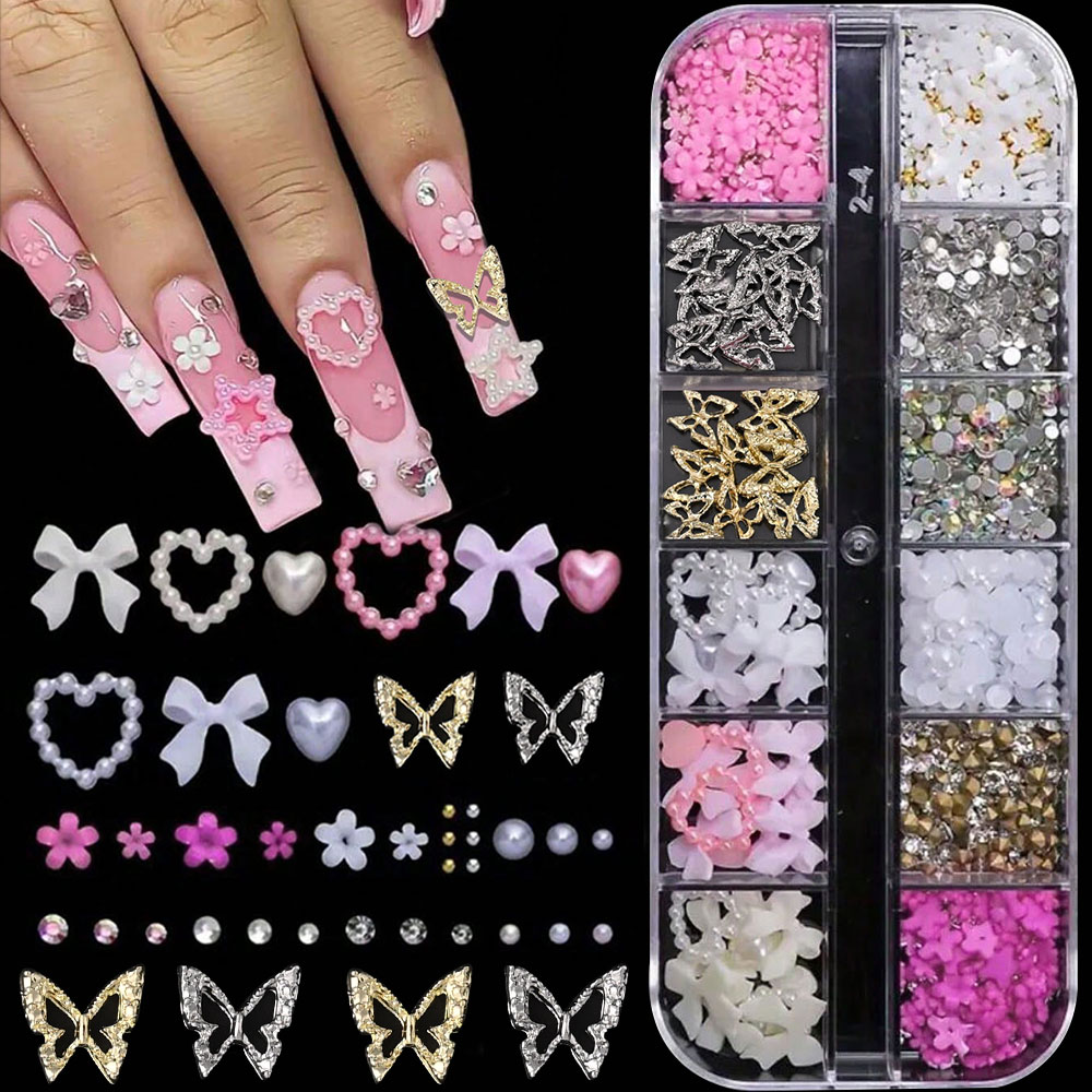 12 grade rosa branco arco arte - Crystal Bead Mix avaliação e preço