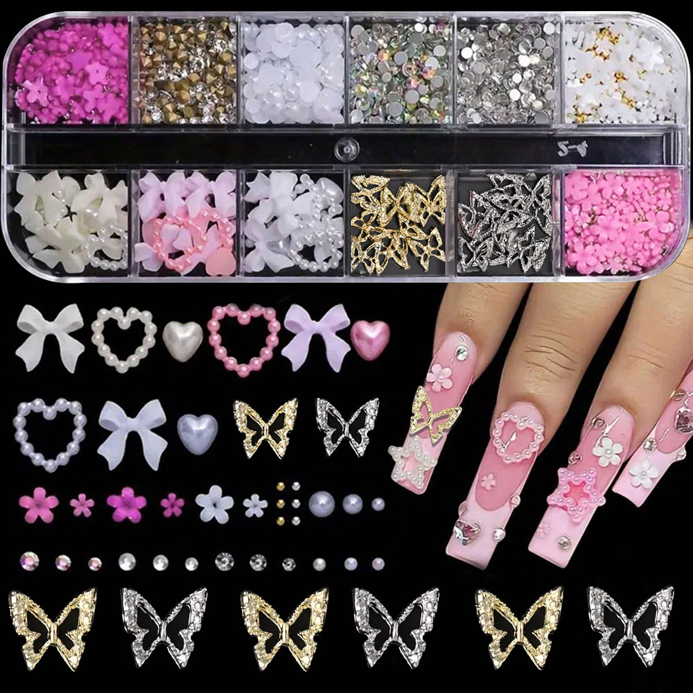 12 grade rosa branco arco arte - Crystal Bead Mix avaliação e preço