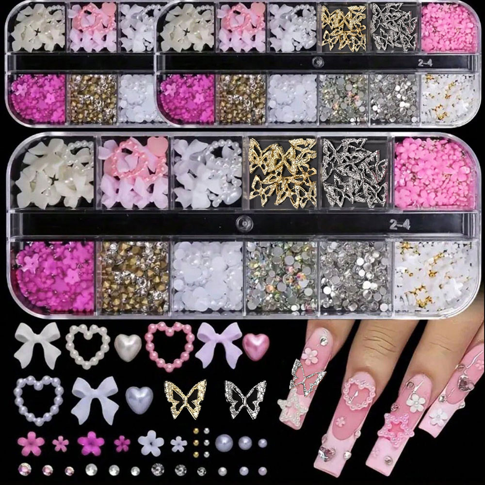 12 grade rosa branco arco arte - Crystal Bead Mix avaliação e preço