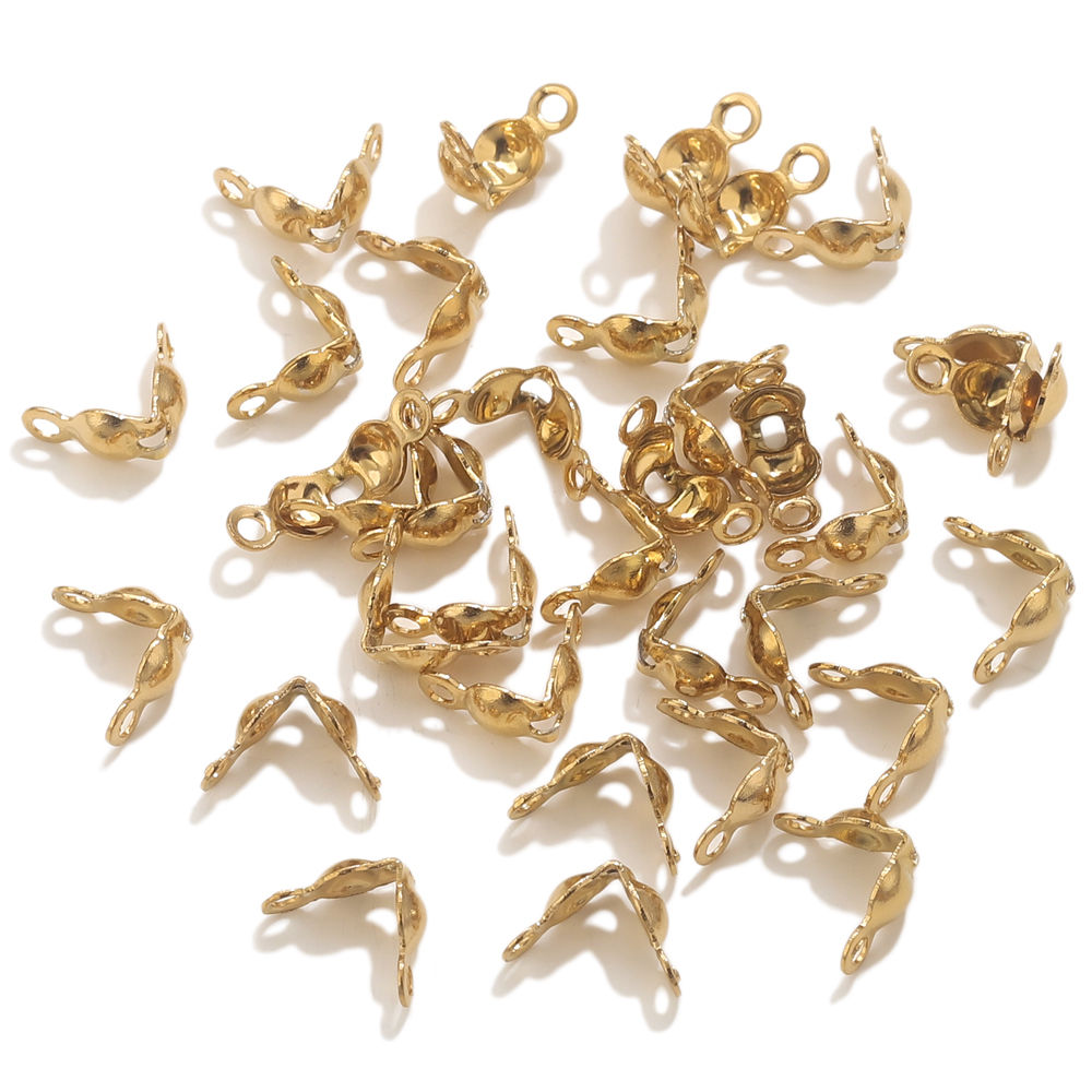 50 pçs pvd banhado a ouro cone - Jewelry Making Material avaliação e preço