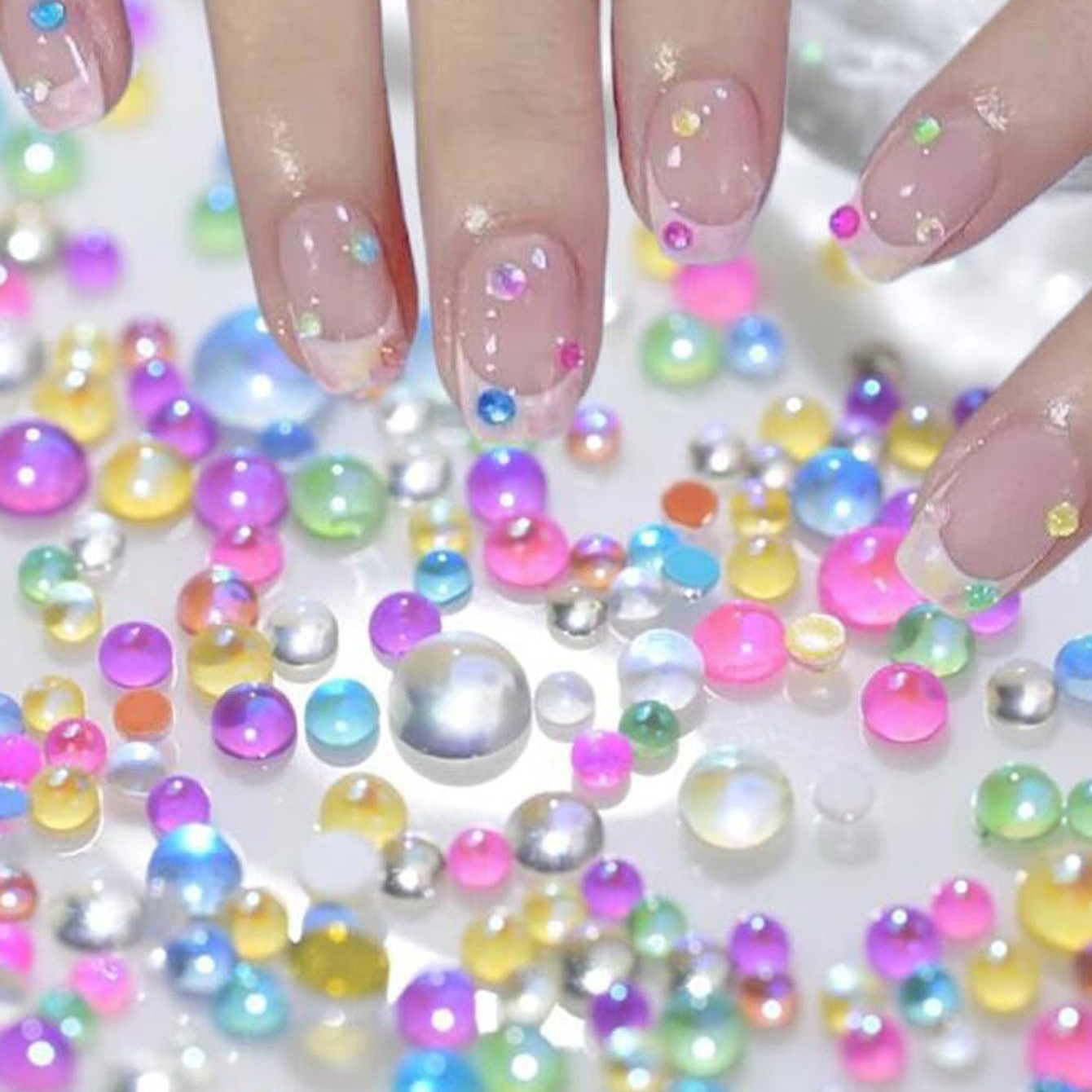 1 caixa de cores doces tamanho - Crystal Bead Mix avaliação e preço