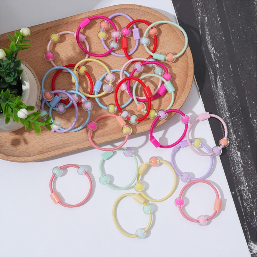 50 pçs bonito elástico laços d - Jewelry Making 3 Year Old avaliação e preço