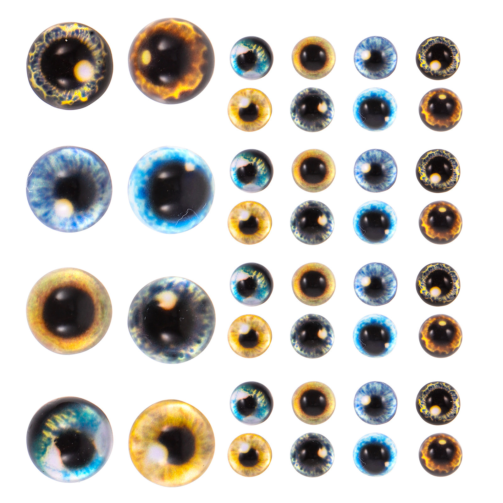 40 Peças de Olhos de Vidro Vib - Jewelry Making Classes avaliação e preço