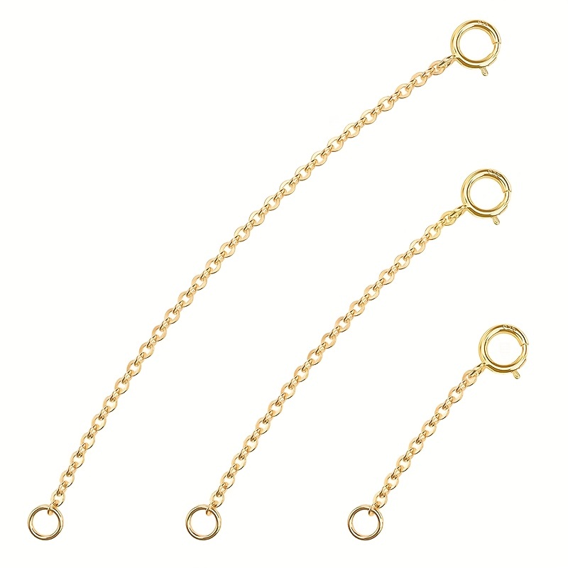 3 peças de correntes de extens - Jewelry Making Designs avaliação e preço