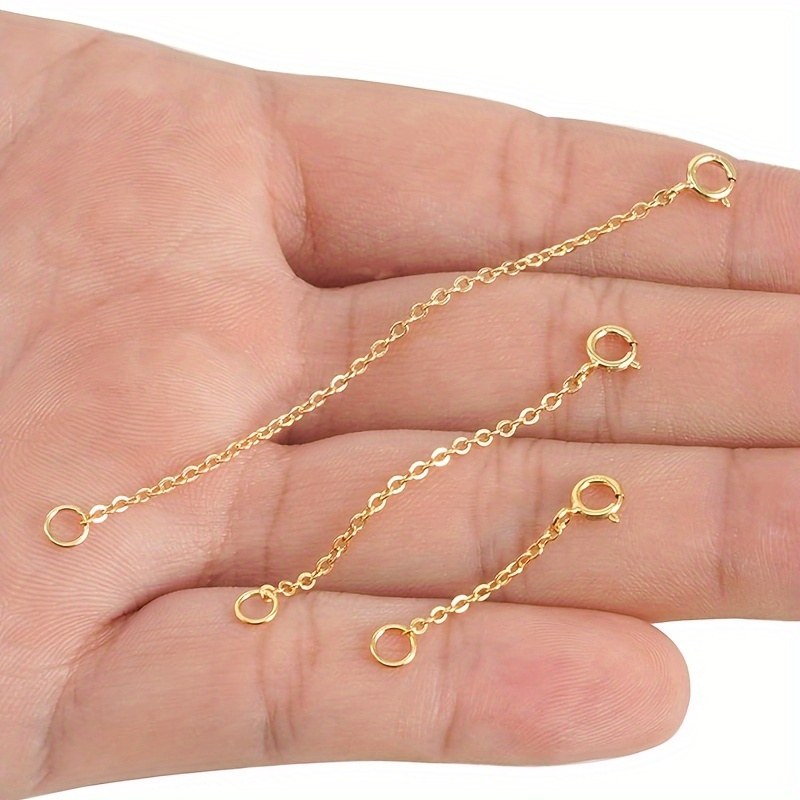3 peças de correntes de extens - Jewelry Making Designs avaliação e preço
