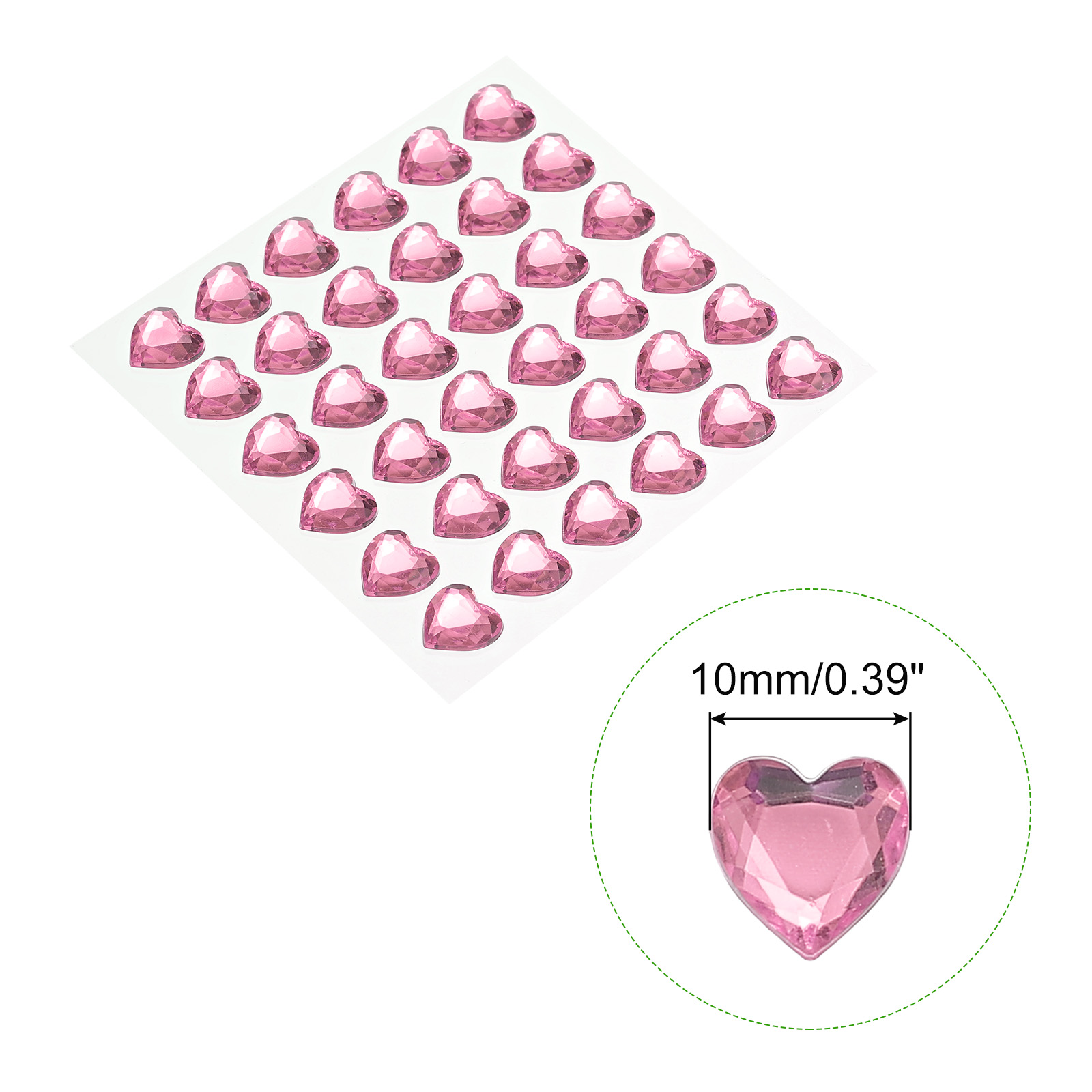 144 pçs coração strass 10mm au - Jewelry Making 3 Year Old avaliação e preço