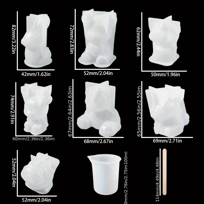 Conjunto de 19 peças de moldes - Jewelry Making Mold avaliação e preço