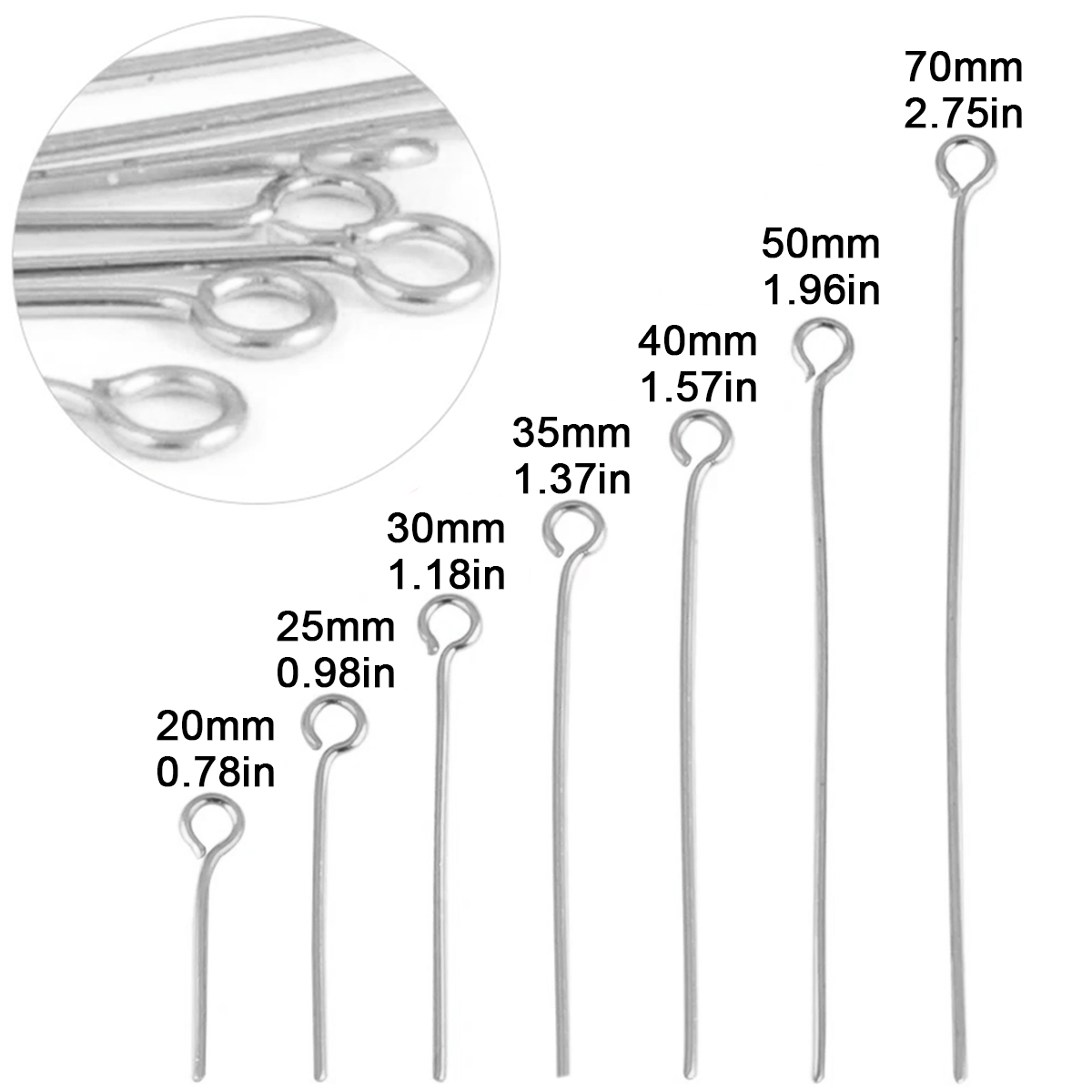 100 Peças/Lote de Alfinetes de - Jewelry Making Pieces avaliação e preço