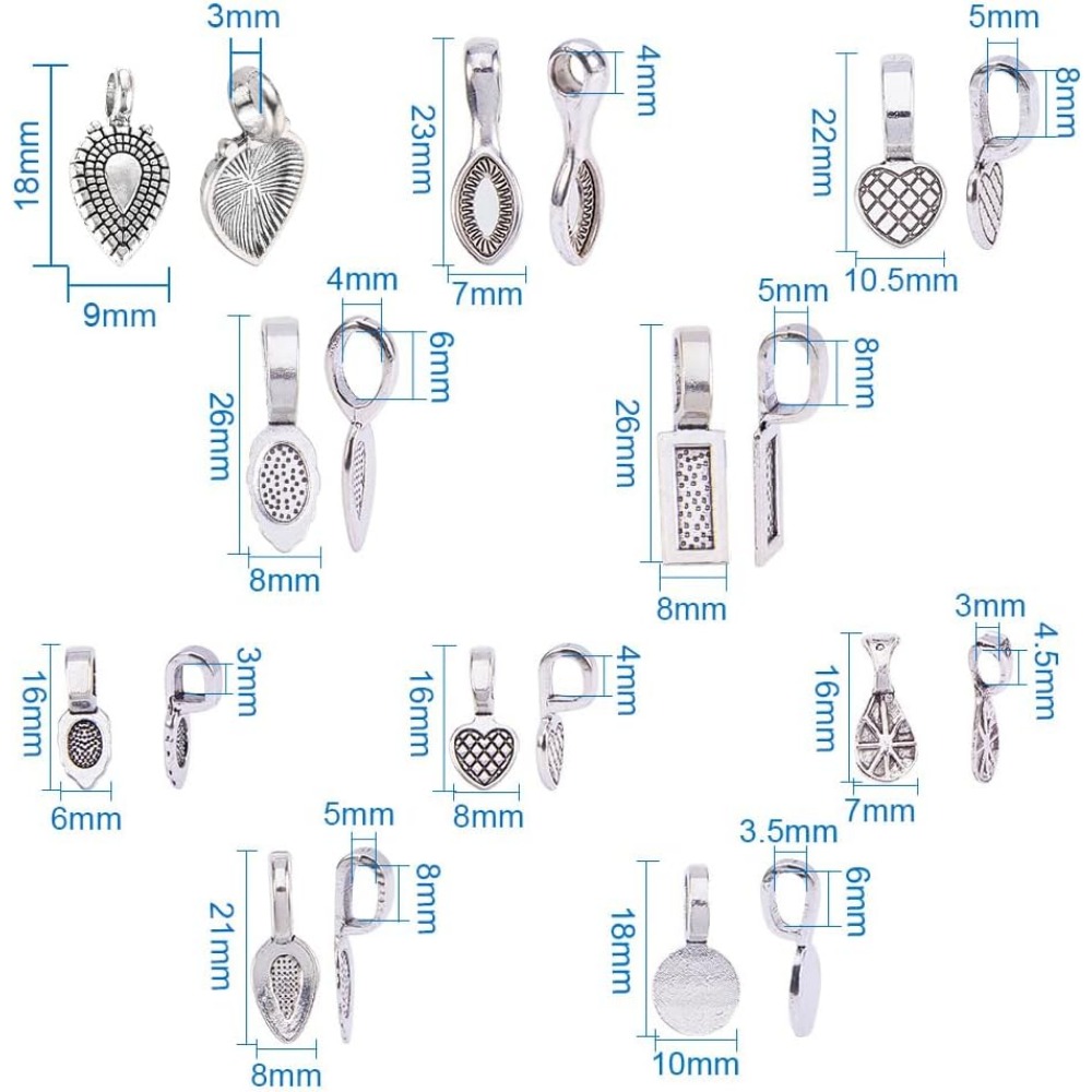 200 peças 10 estilos de liga d - Jewelry Making Pieces avaliação e preço