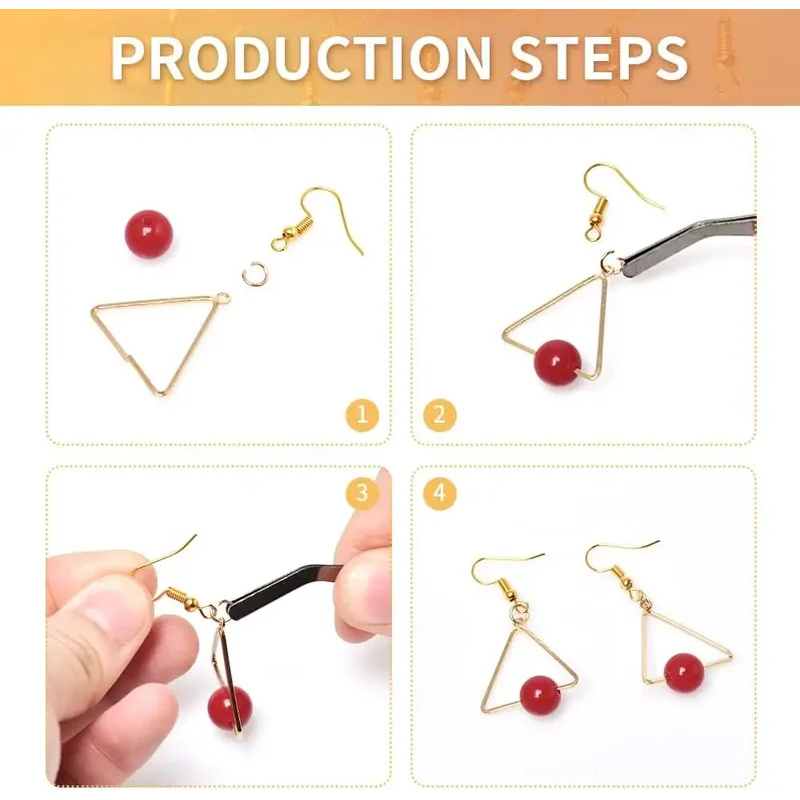 100/500 pçs diy brinco descobe - Jewelry Making Material avaliação e preço