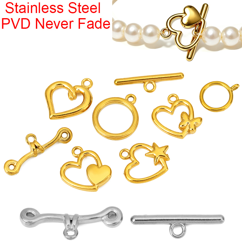 5 conjuntos de fechos OT de aç - Jewelry Making Material avaliação e preço