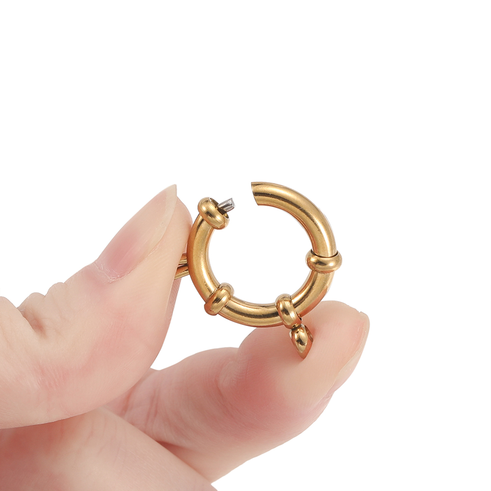 2 Peças de Fechos Redondos de  - Jewelry Making Material avaliação e preço