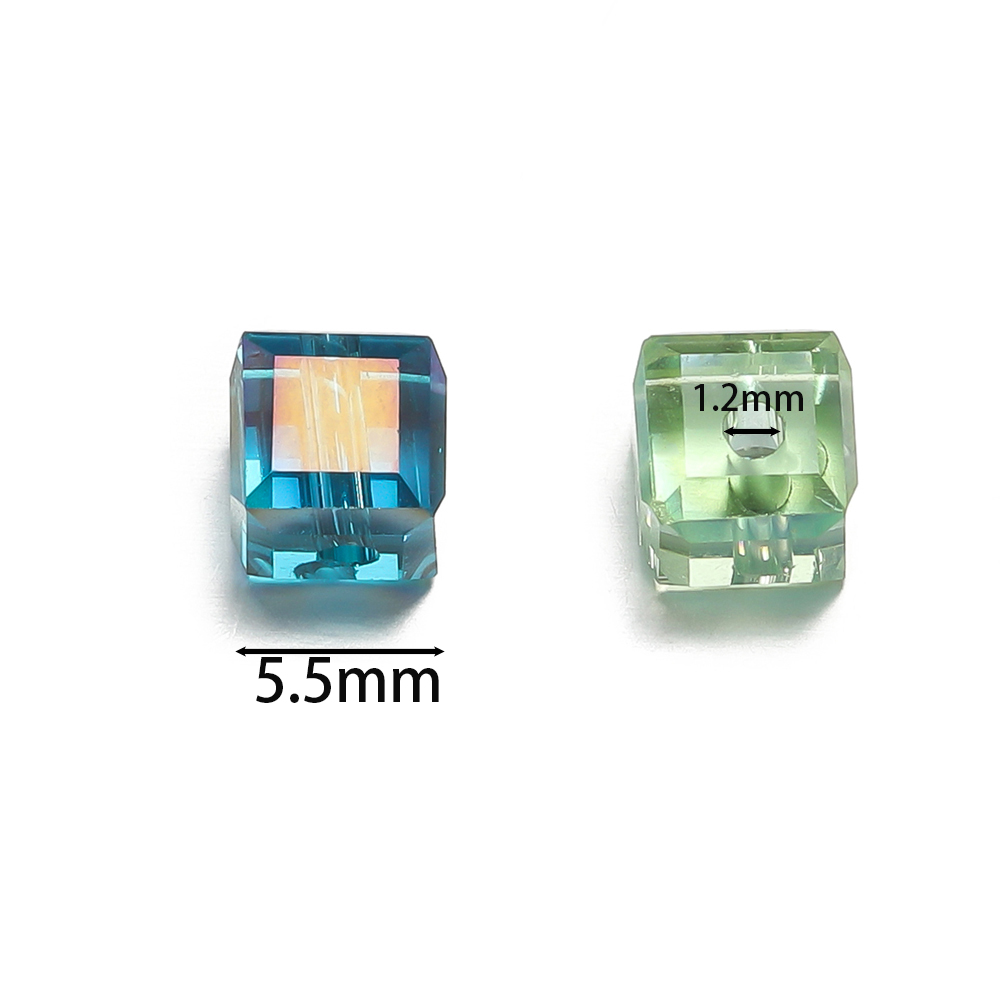10 pçs/lote requintado cor qua - Crystal Bead Mix avaliação e preço