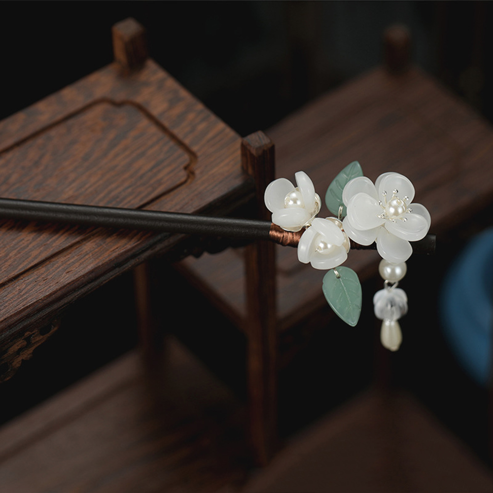 Flor retro hairpin com pérola  - Jewelry Making With Beads avaliação e preço